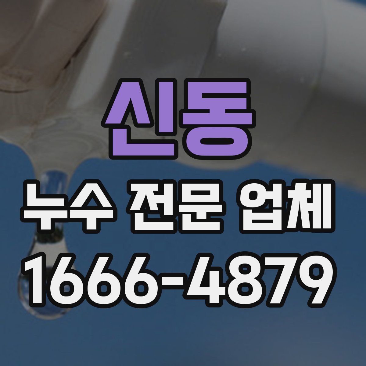 신동 누수 전문 업체