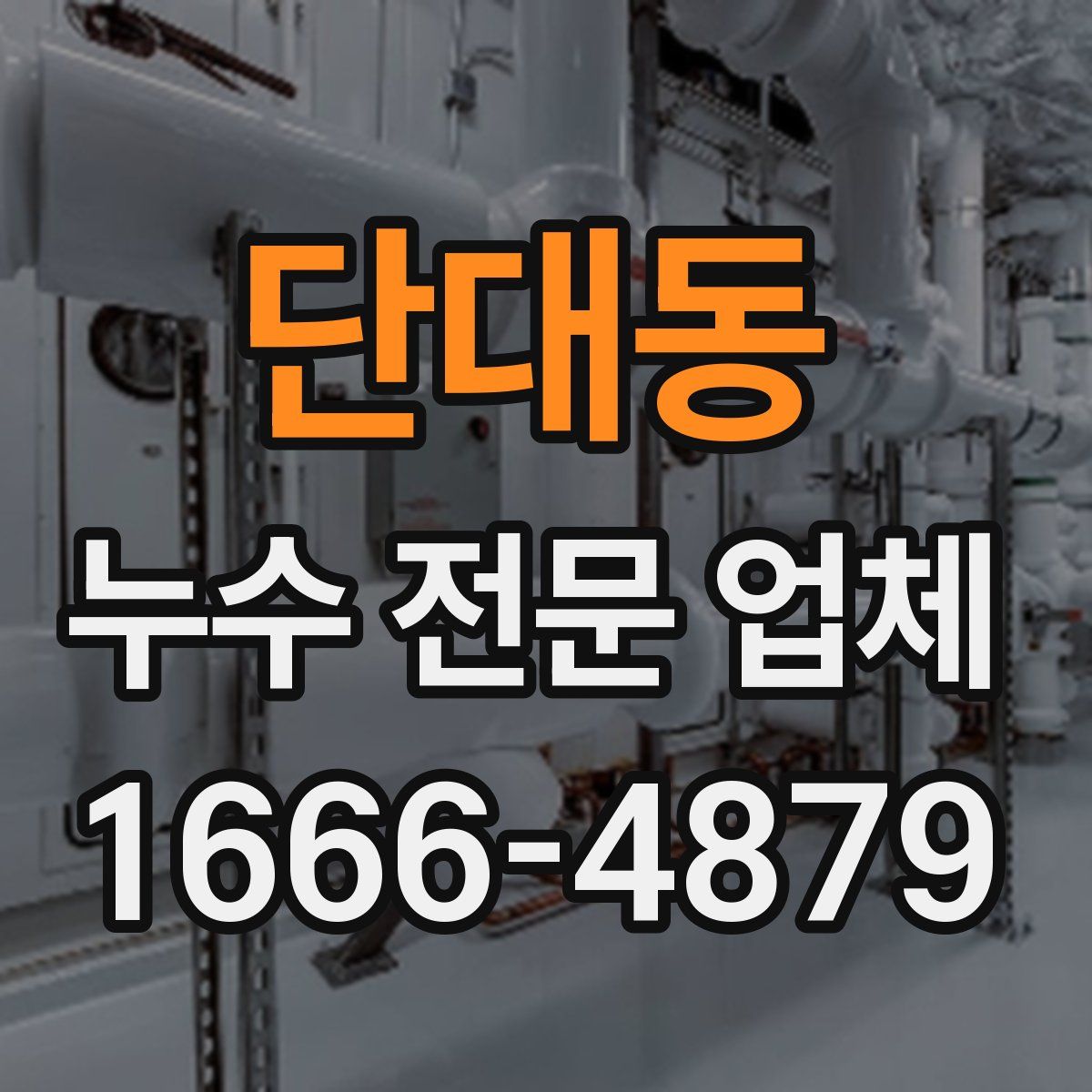 단대동 누수 전문 업체