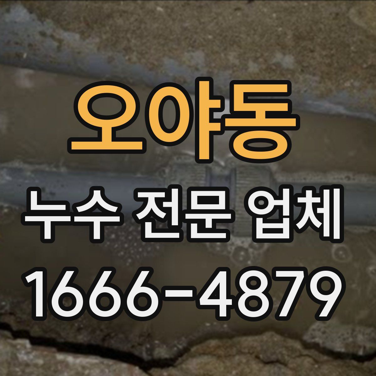 오야동 누수 전문 업체