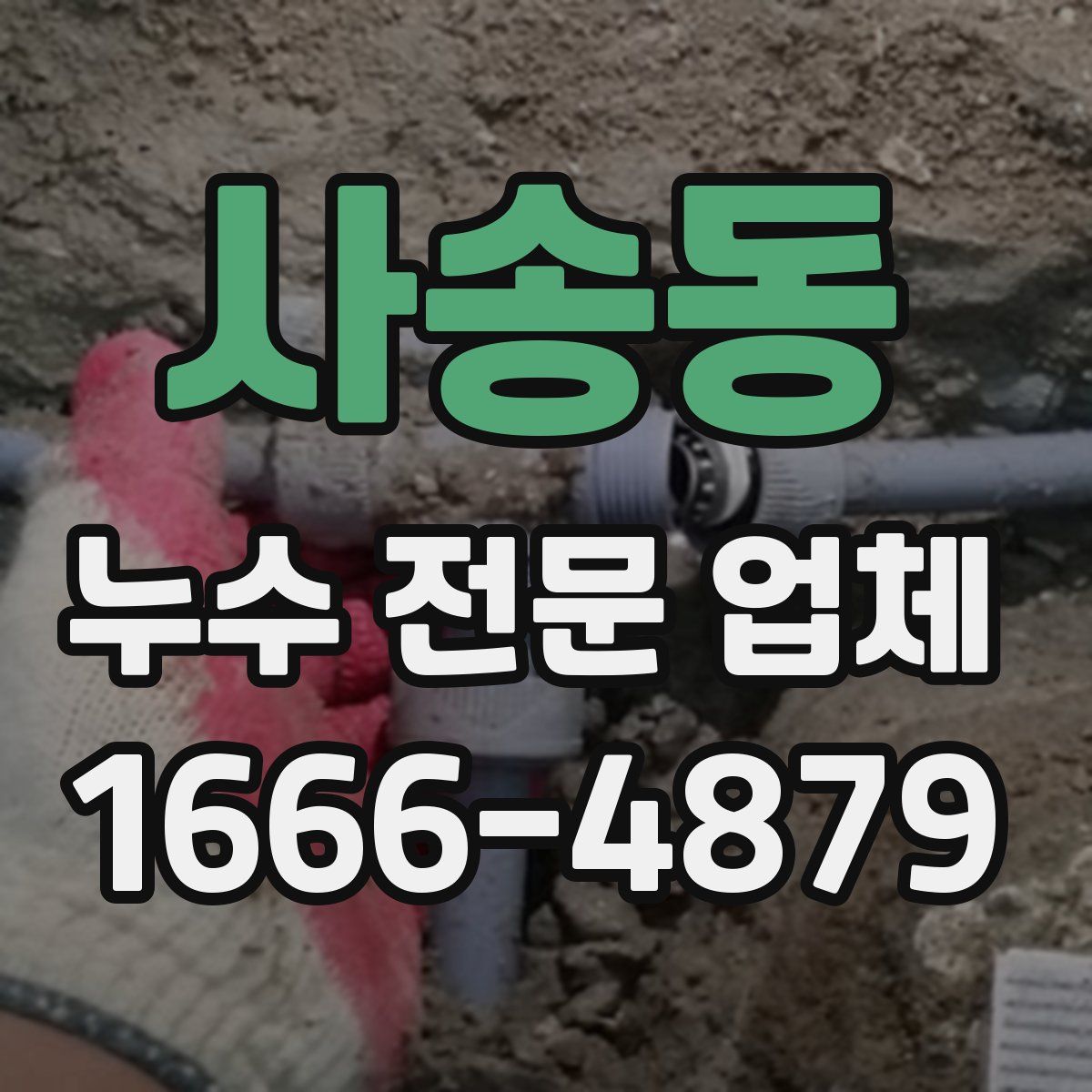 사송동 누수 전문 업체
