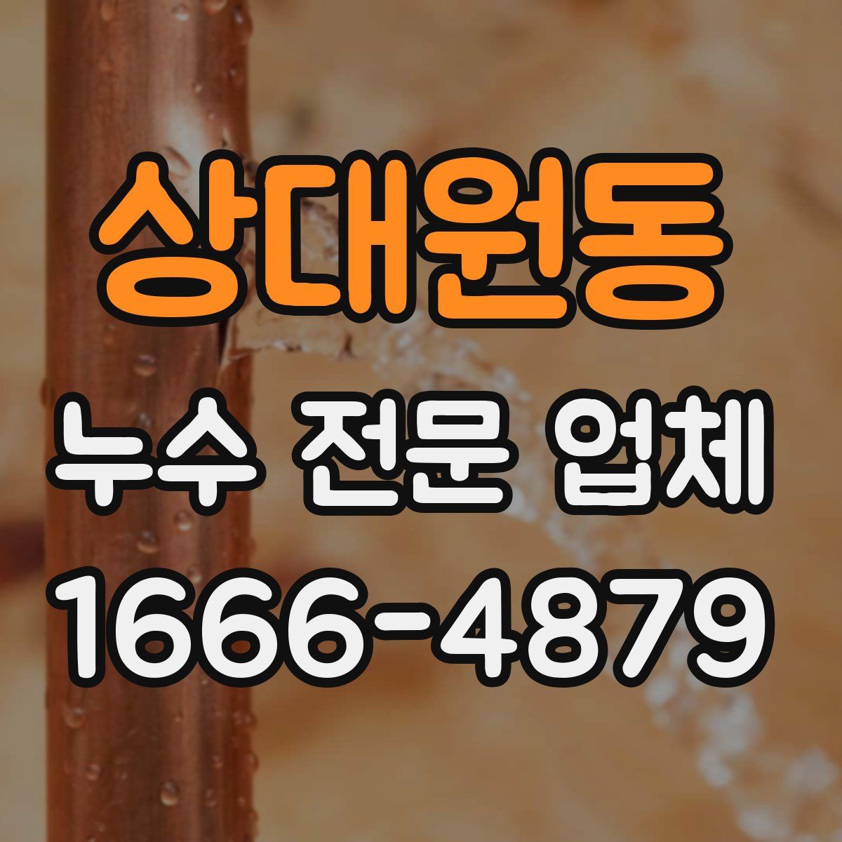 상대원동 누수 전문 업체