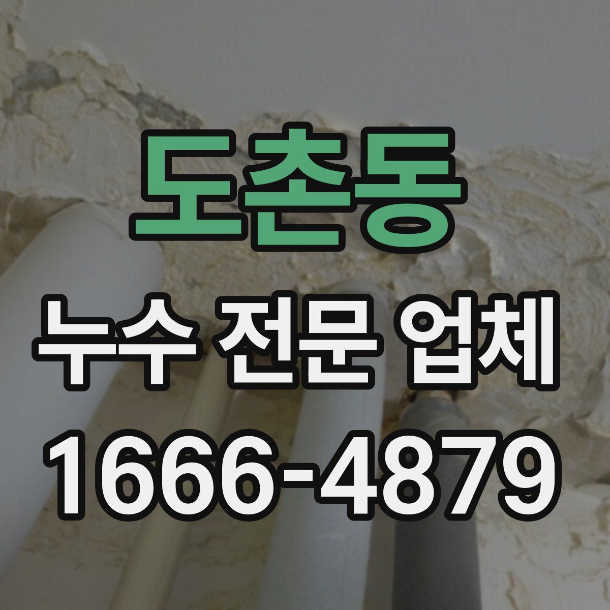 도촌동 누수 전문 업체