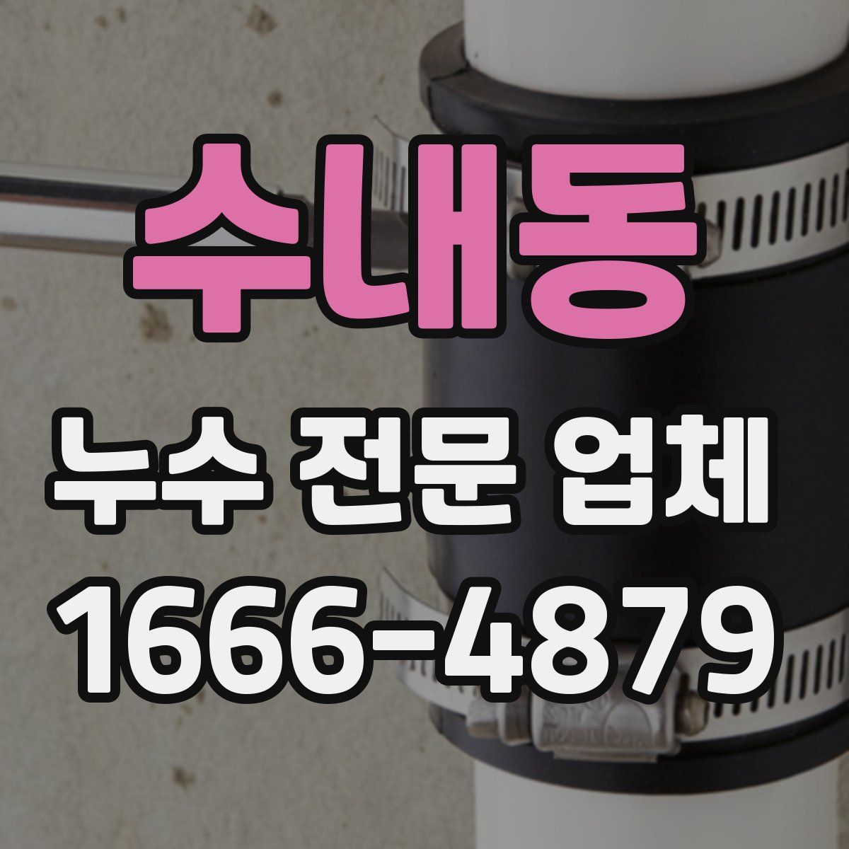 수내동 누수 전문 업체