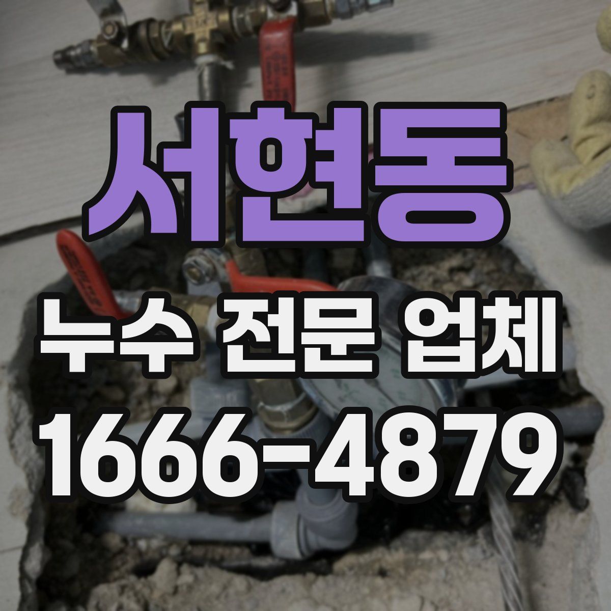 서현동 누수 전문 업체