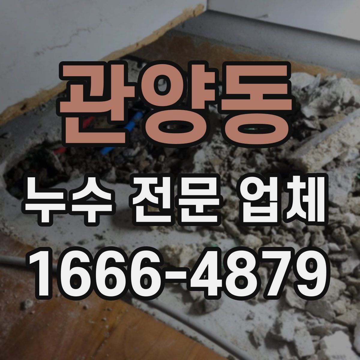 관양동 누수 전문 업체