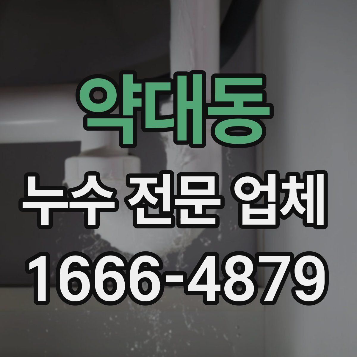 약대동 누수 전문 업체