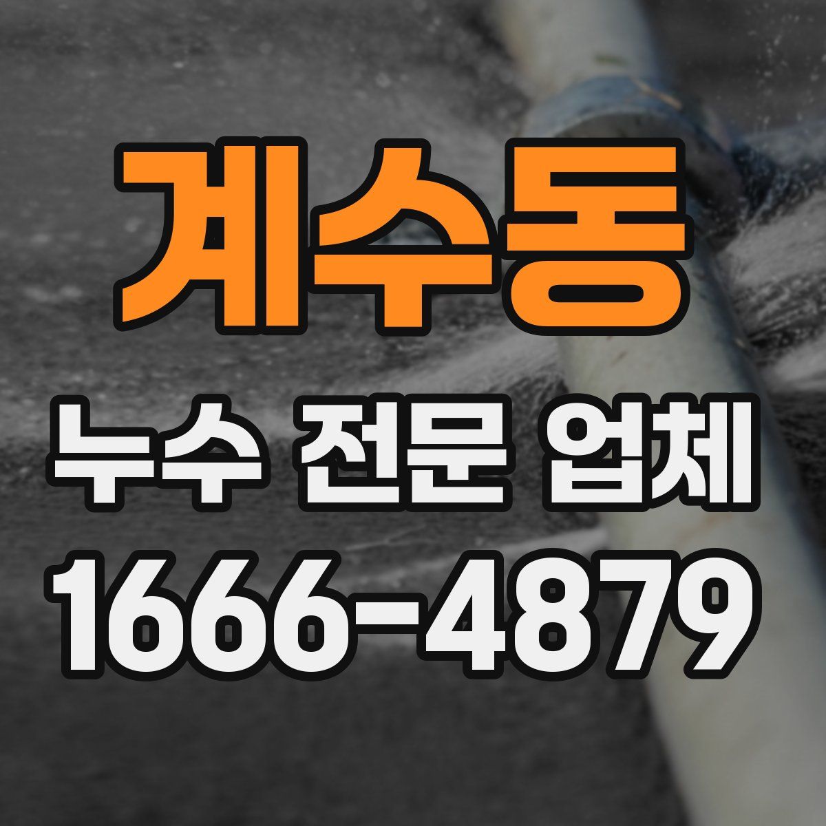 계수동 누수 전문 업체