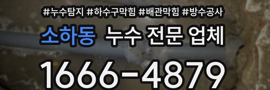 소하동 누수 전문 업체