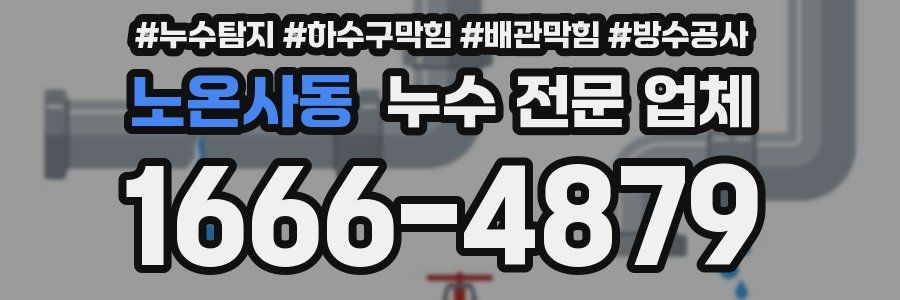 노온사동 누수 전문 업체