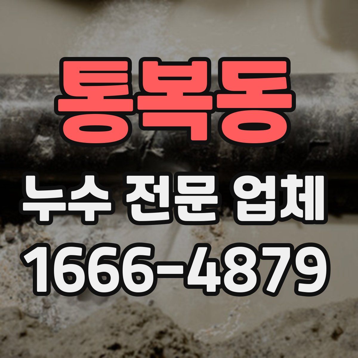 통복동 누수 전문 업체