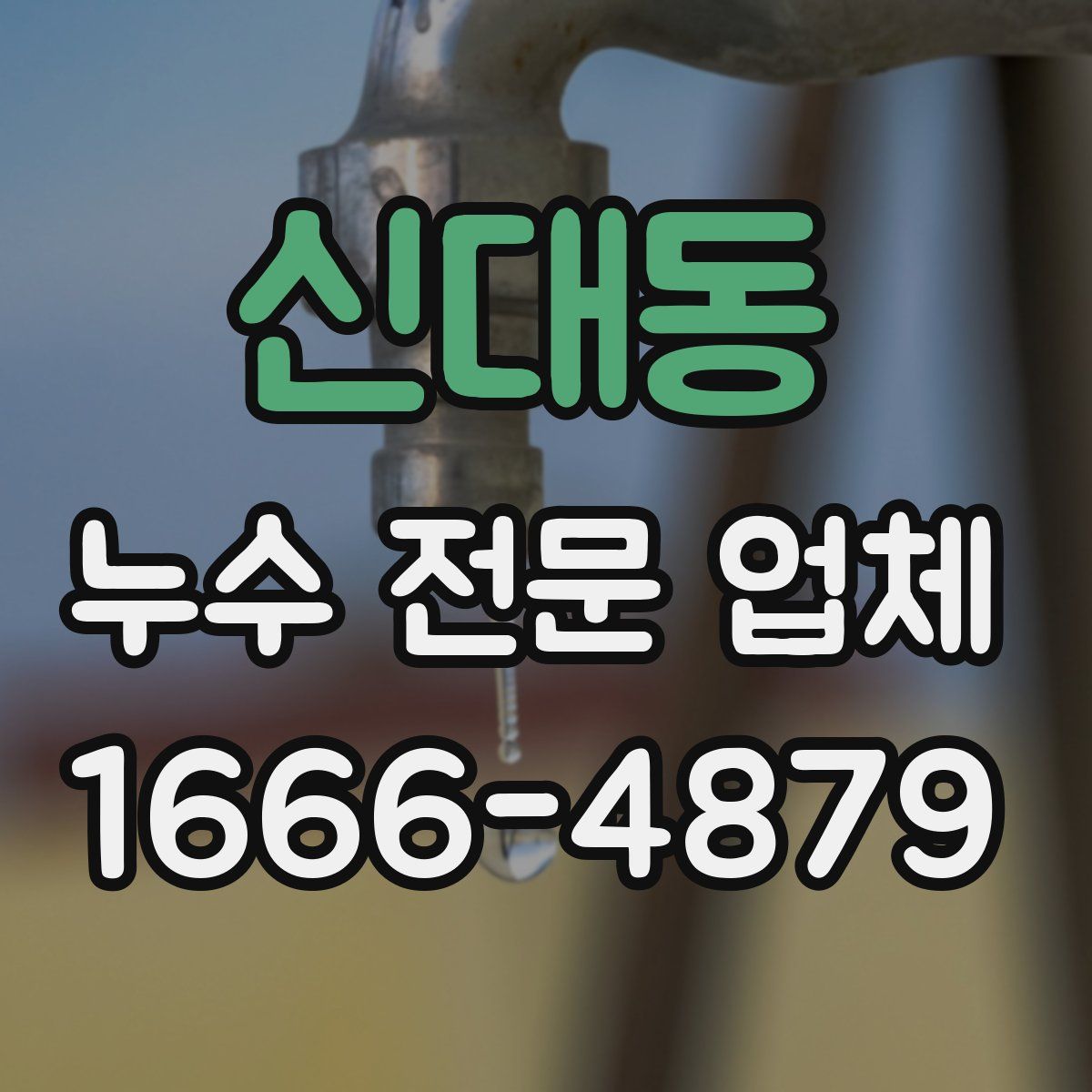 신대동 누수 전문 업체