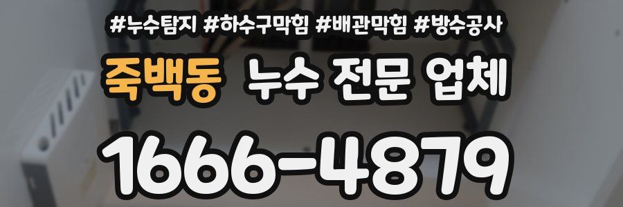 죽백동 누수 전문 업체
