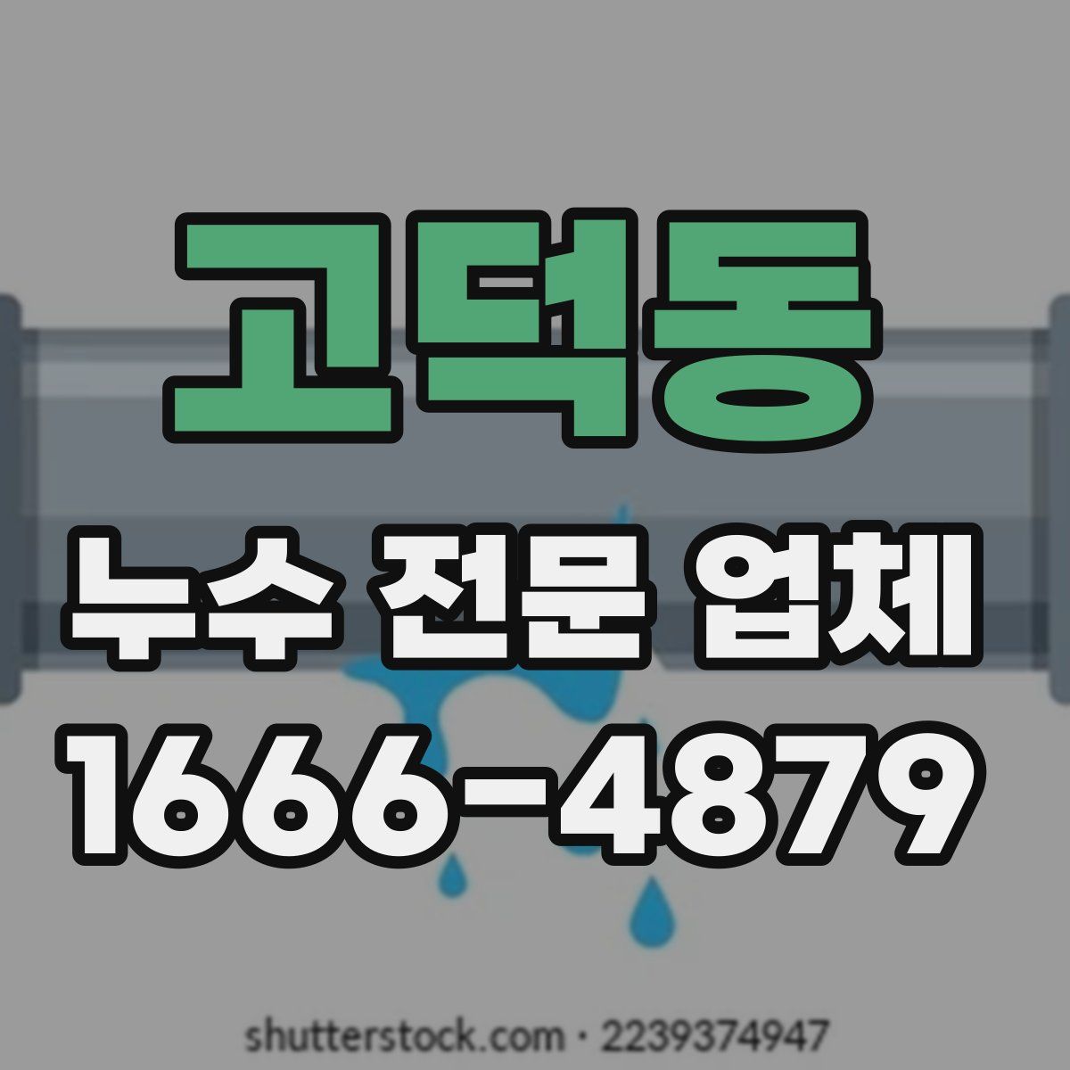 고덕동 누수 전문 업체