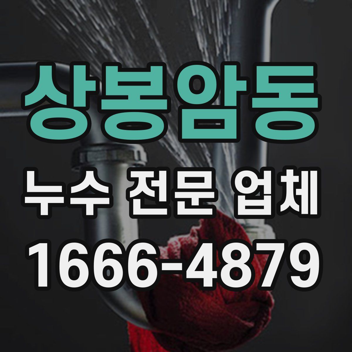 상봉암동 누수 전문 업체