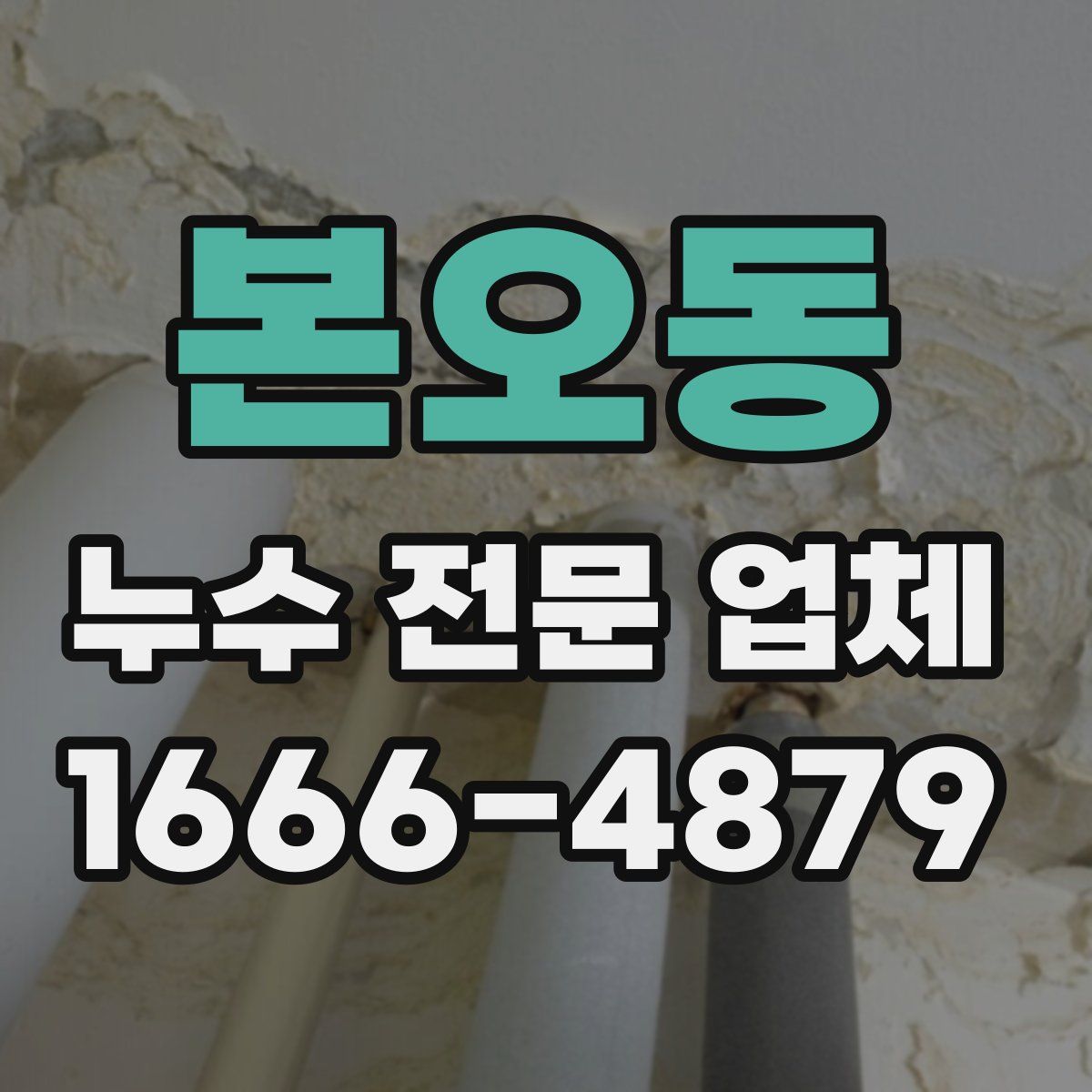 본오동 누수 전문 업체
