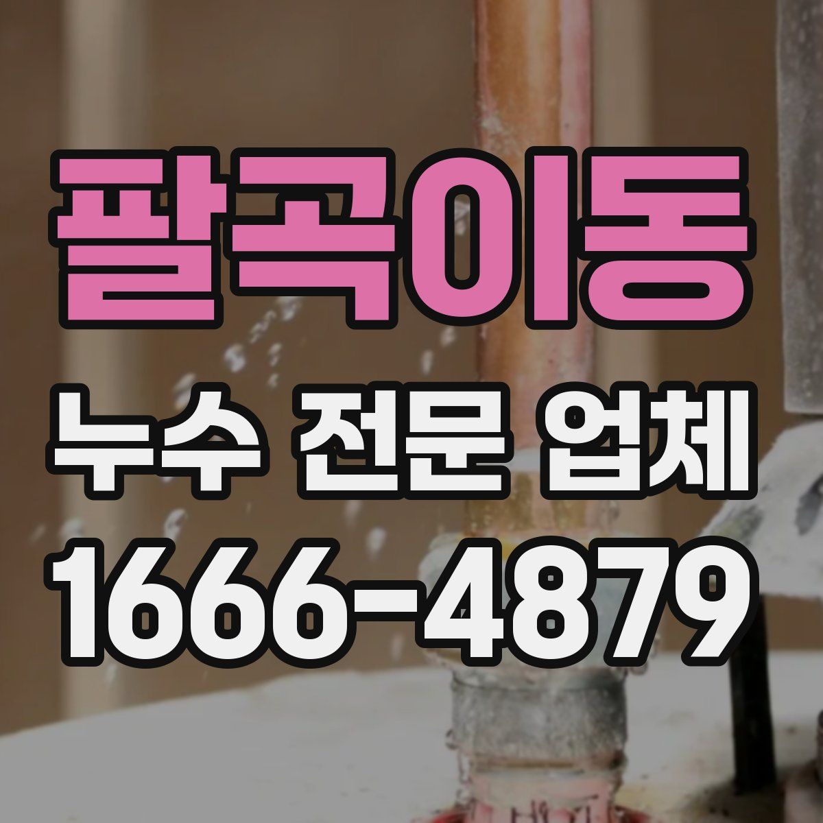 팔곡이동 누수 전문 업체