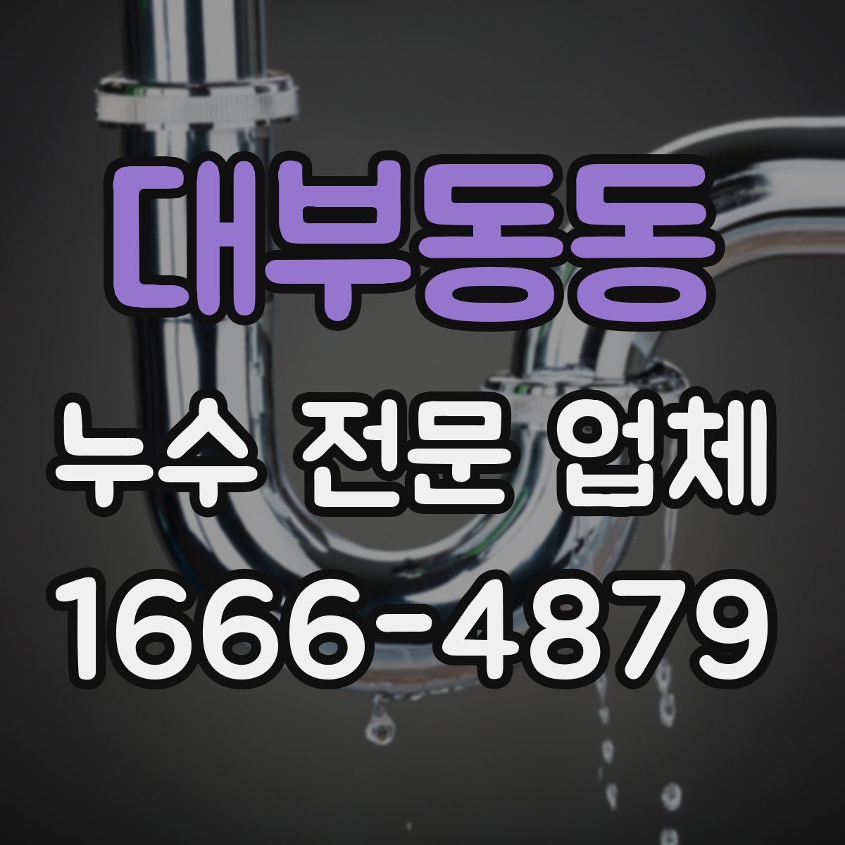 대부동동 누수 전문 업체