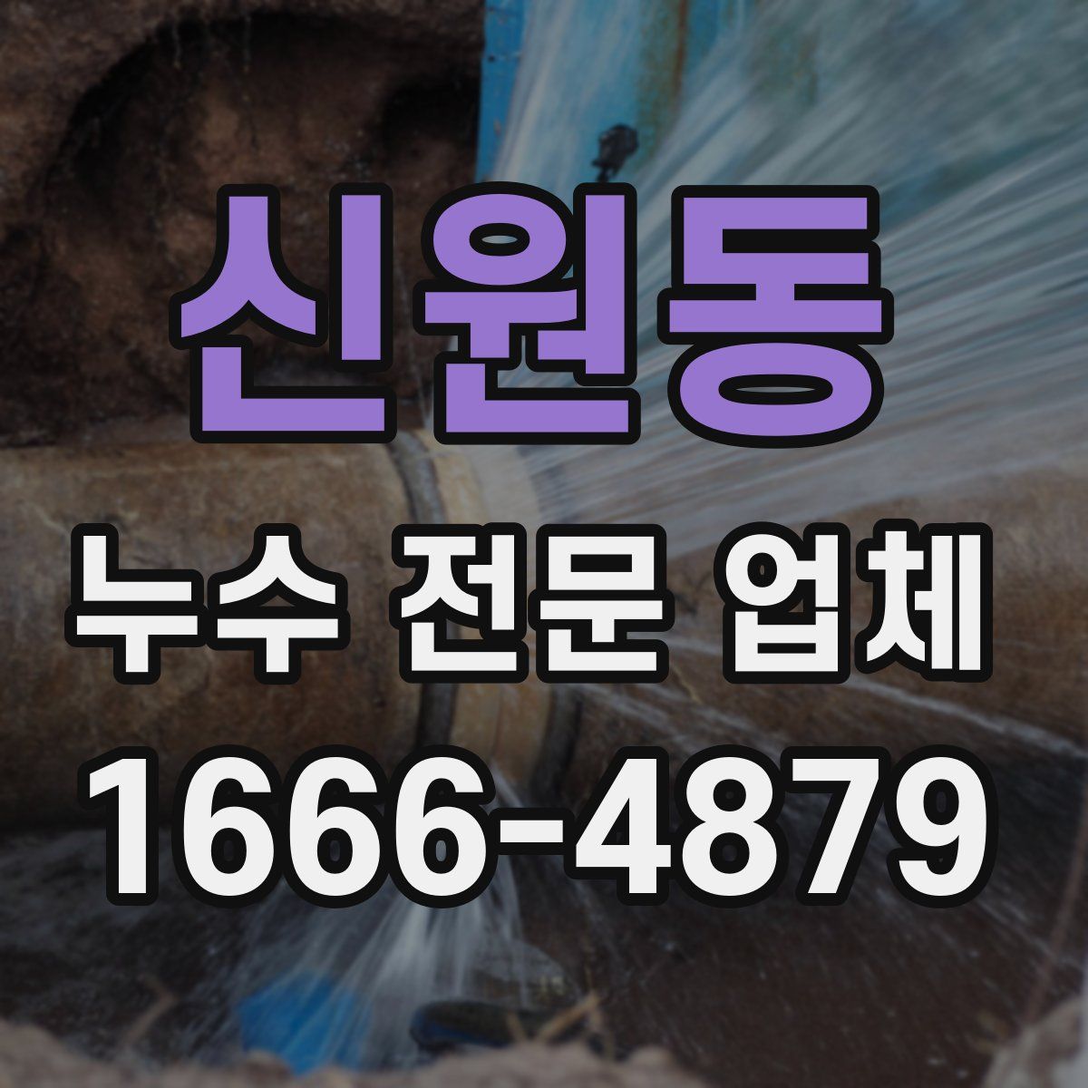 신원동 누수 전문 업체