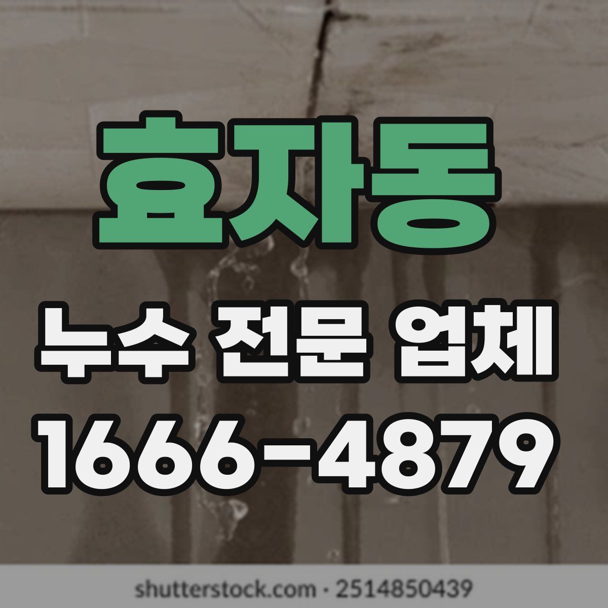 효자동 누수 전문 업체