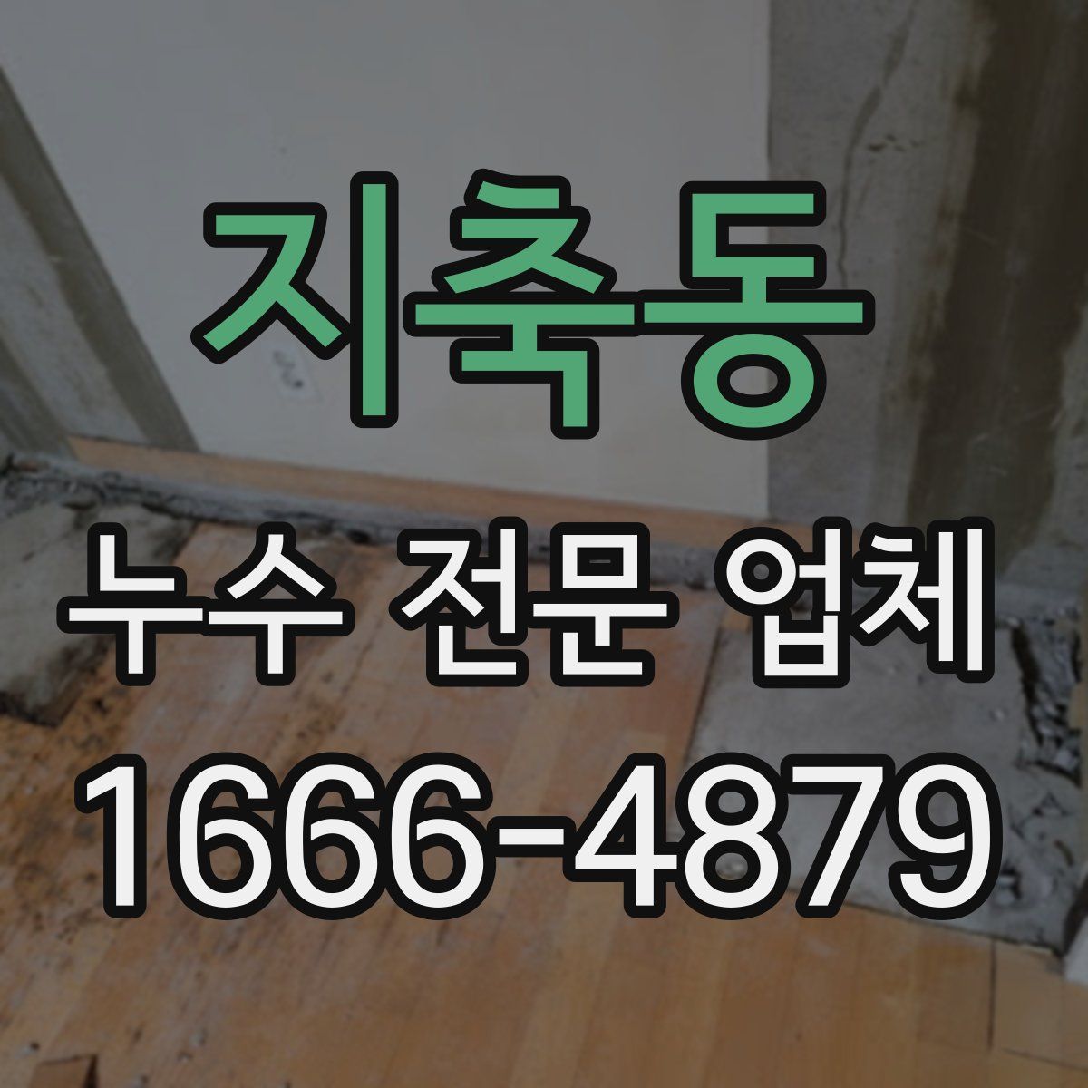 지축동 누수 전문 업체