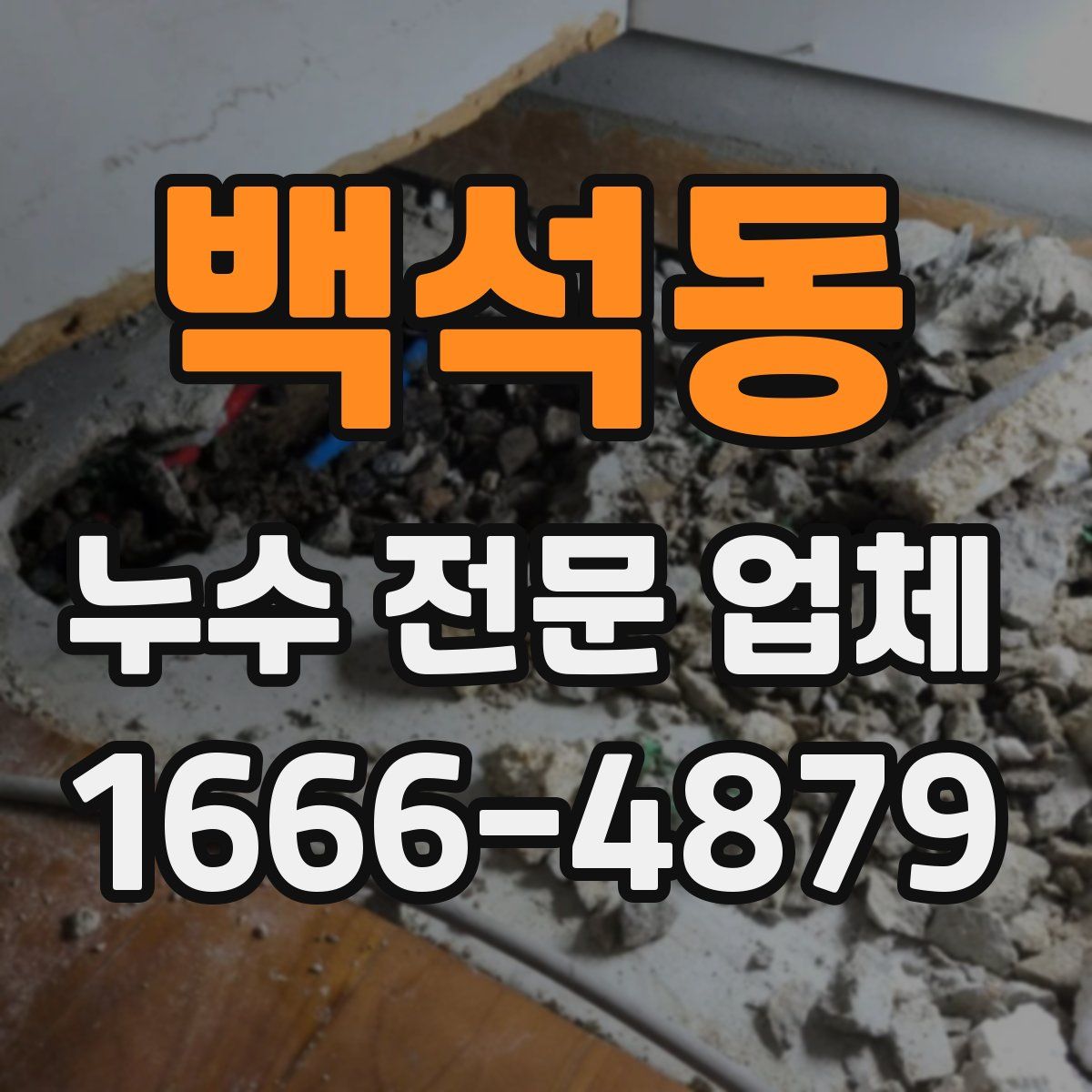 백석동 누수 전문 업체