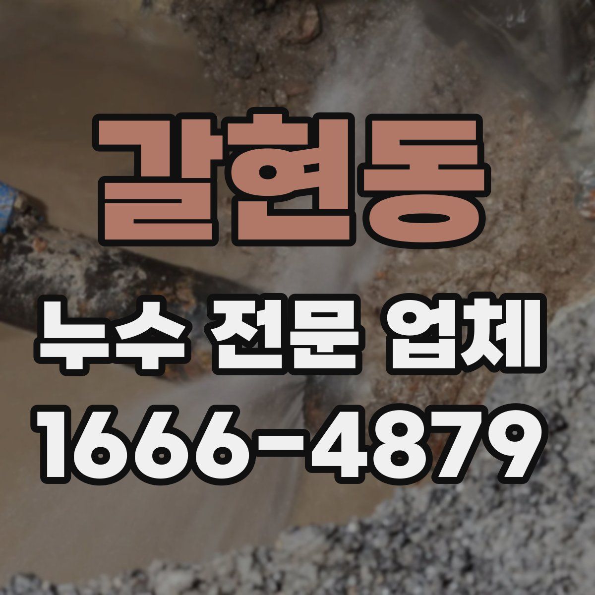 갈현동 누수 전문 업체
