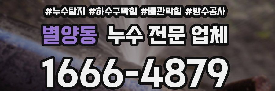 별양동 누수 전문 업체