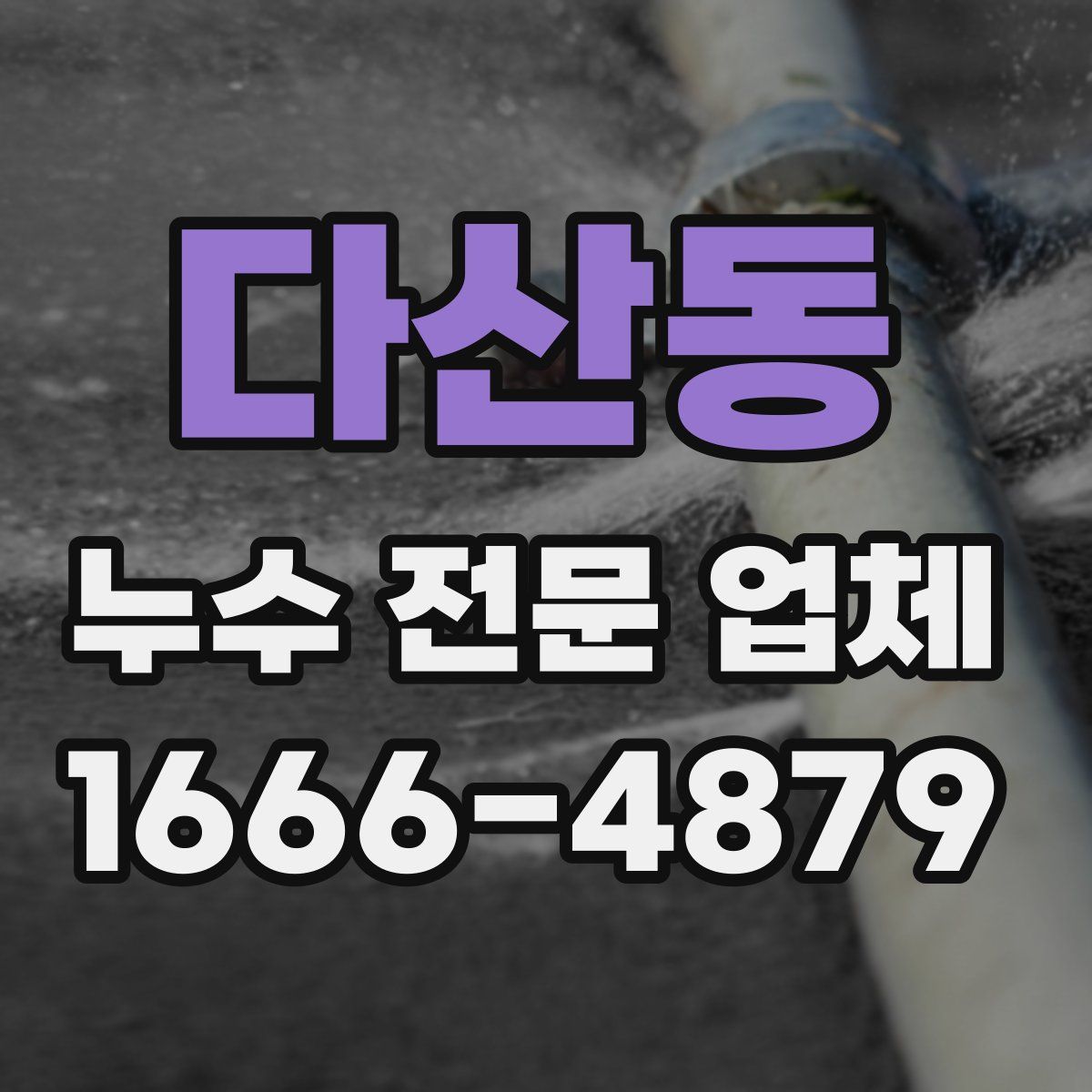 다산동 누수 전문 업체