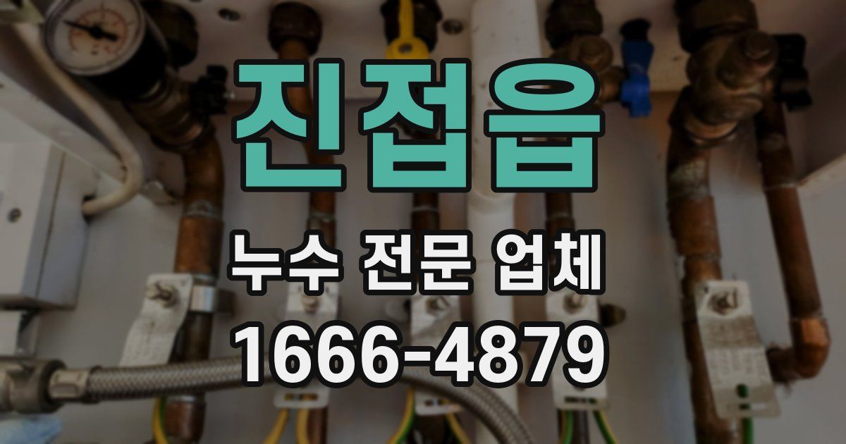 진접읍 누수 전문 업체