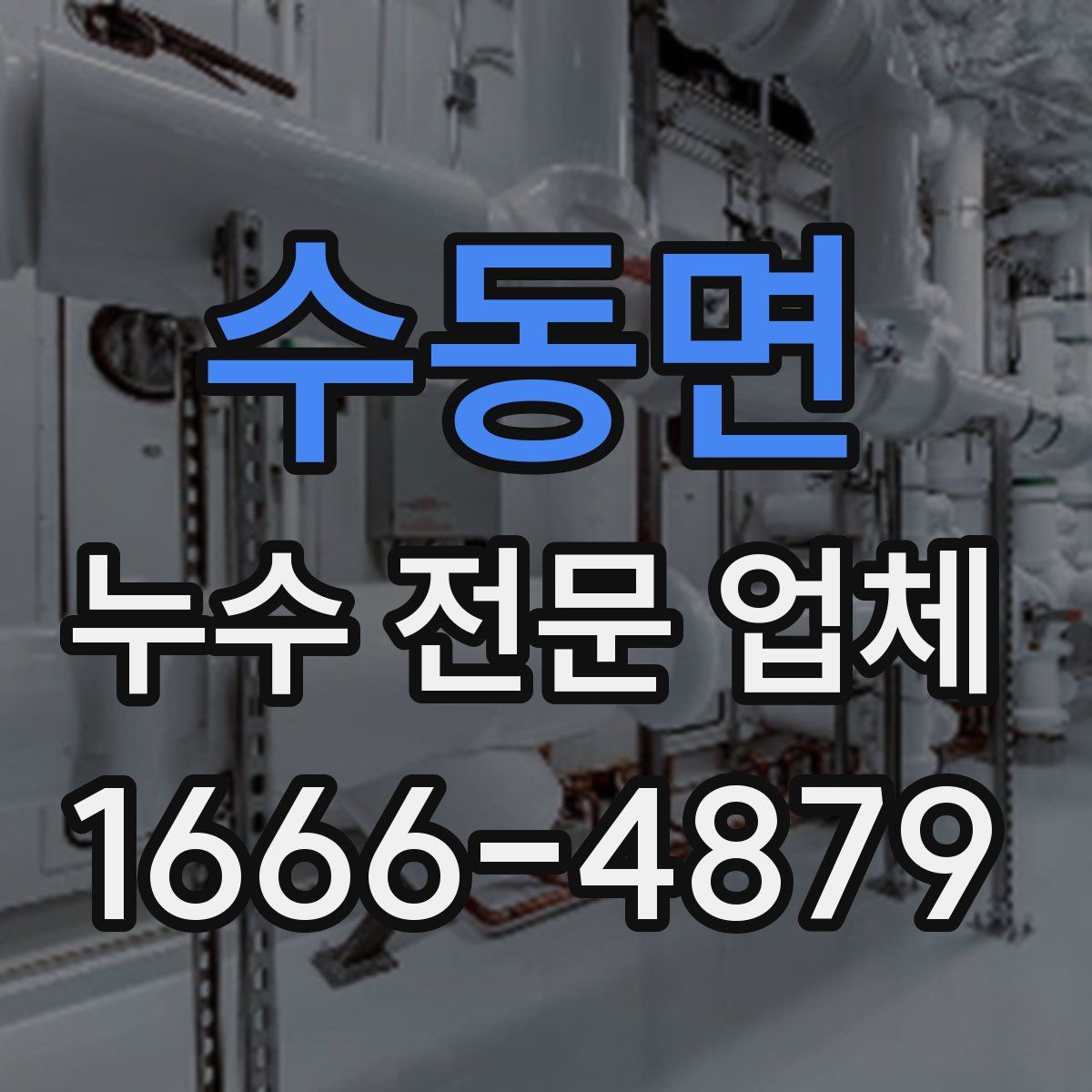 수동면 누수 전문 업체