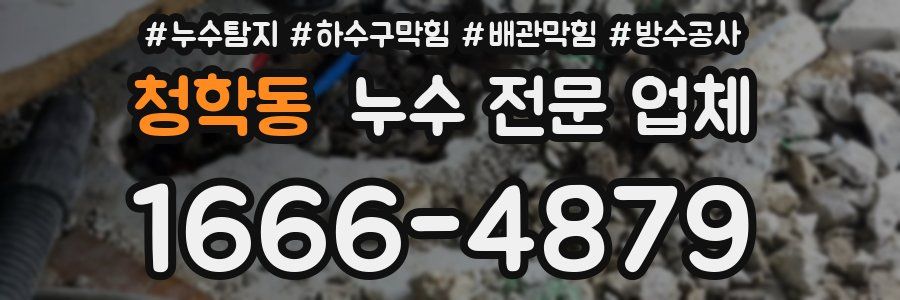 청학동 누수 전문 업체