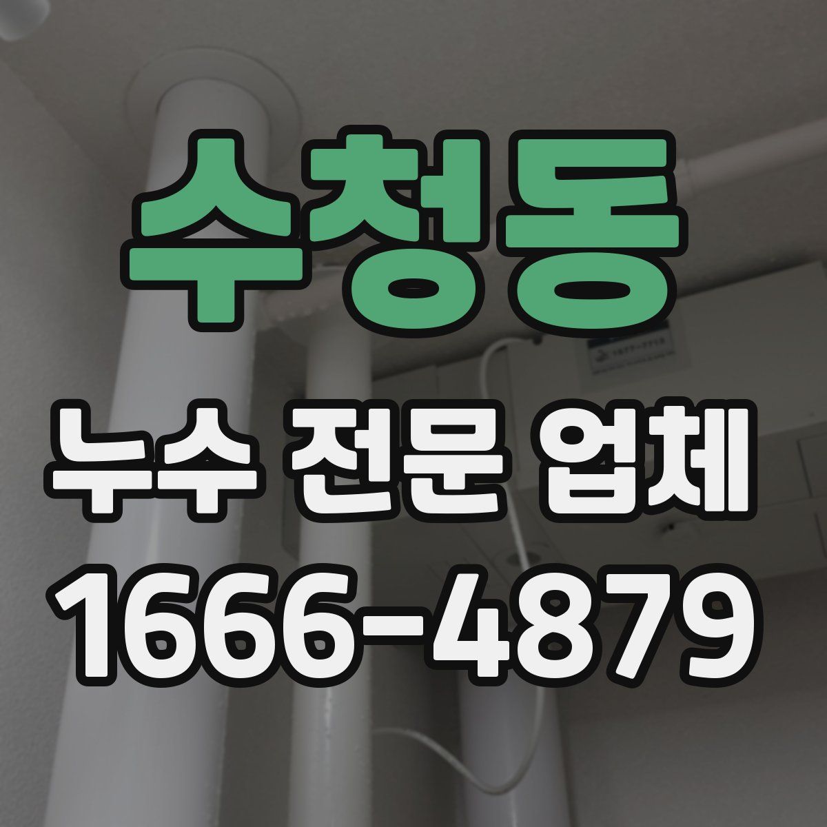 수청동 누수 전문 업체