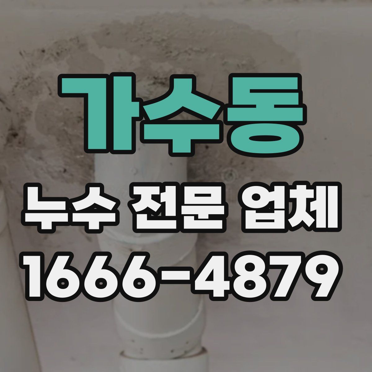 가수동 누수 전문 업체