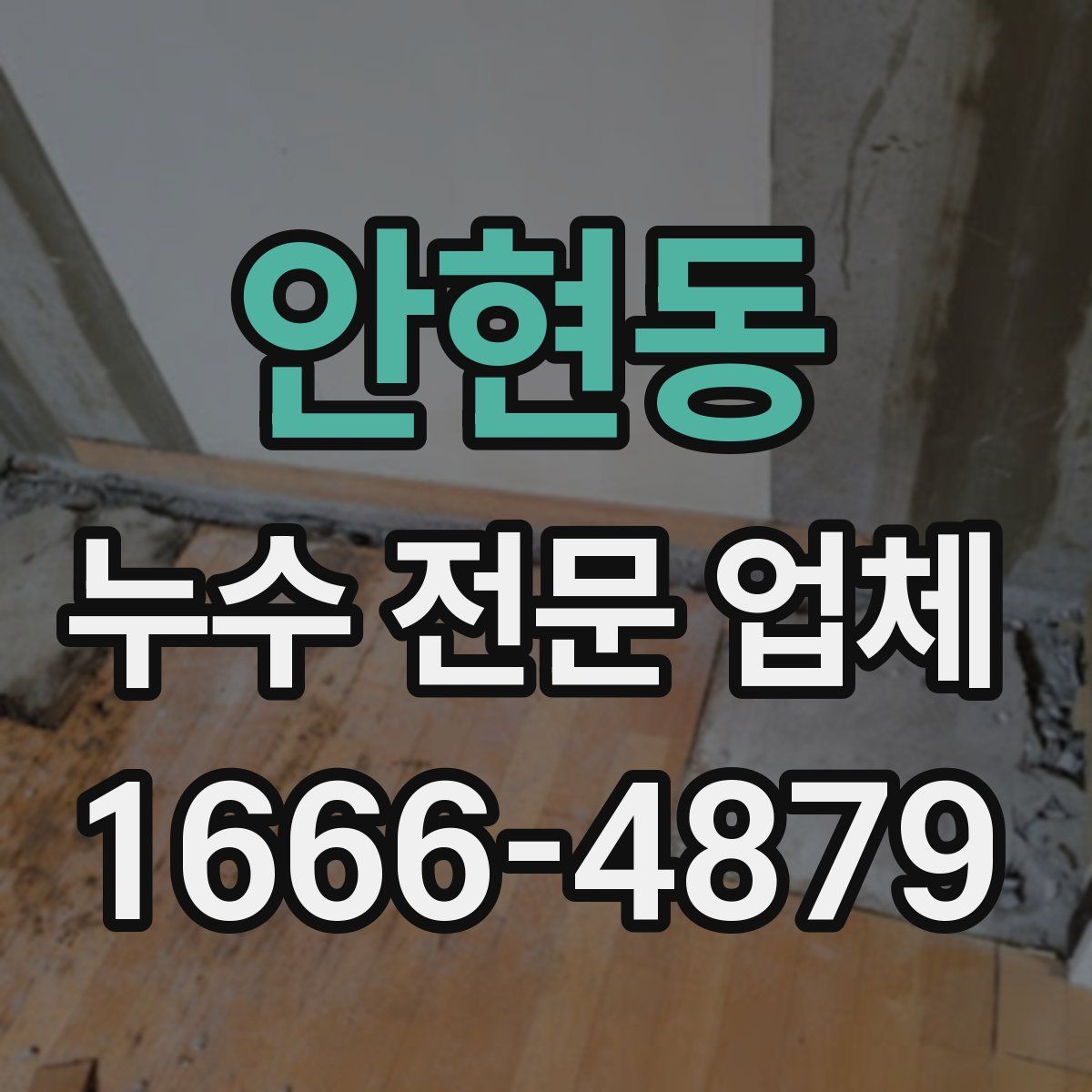 안현동 누수 전문 업체
