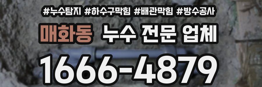 매화동 누수 전문 업체