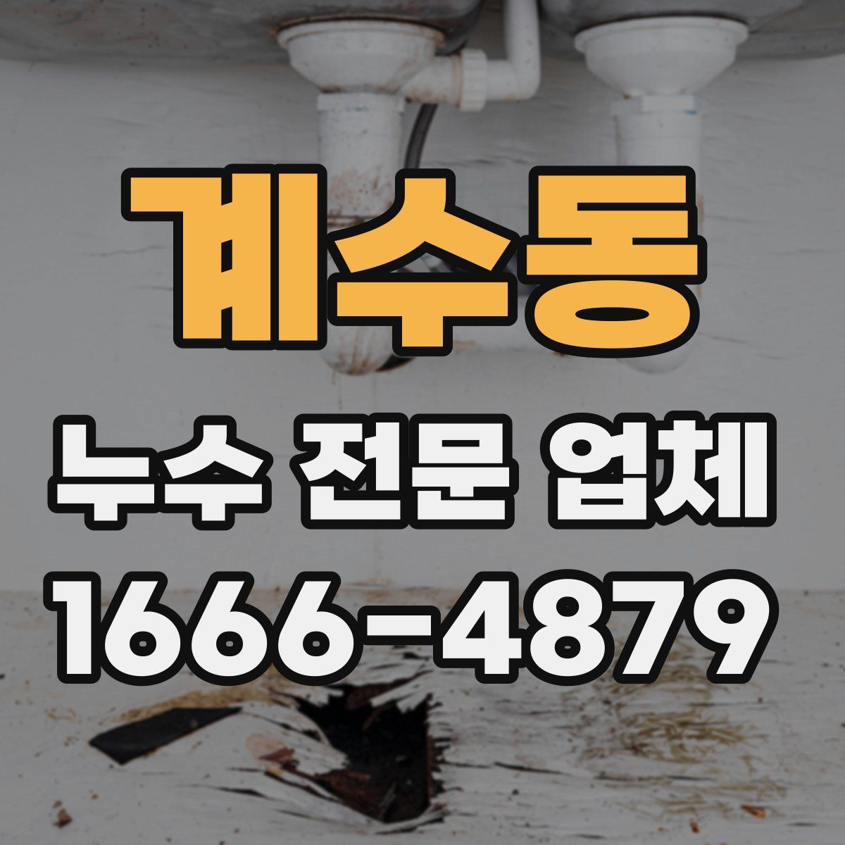 계수동 누수 전문 업체