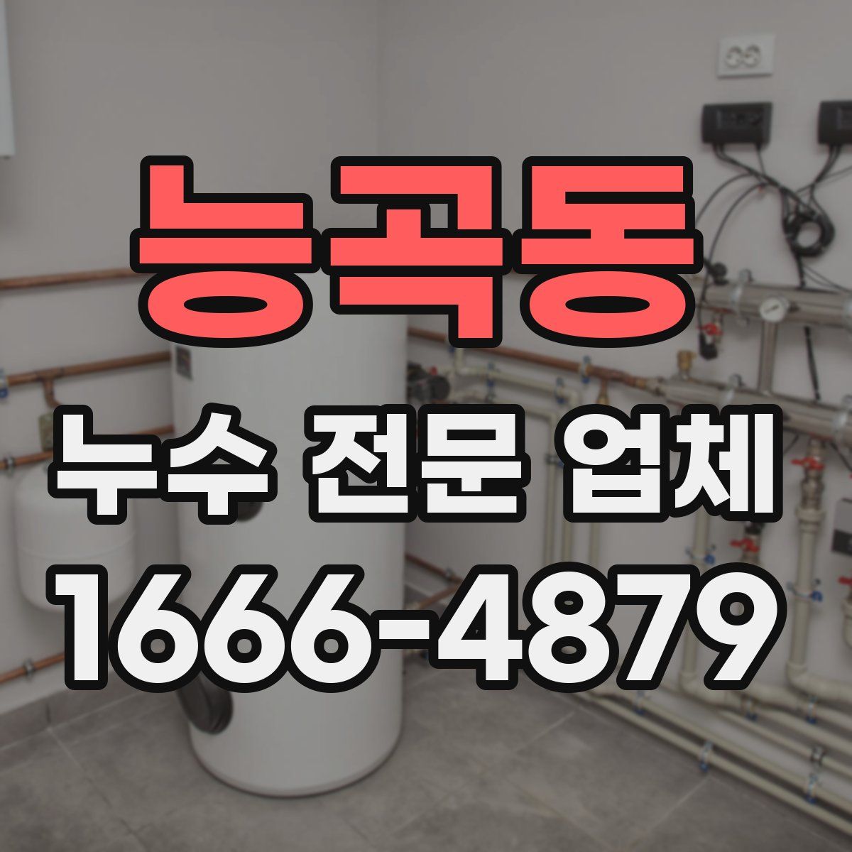 능곡동 누수 전문 업체