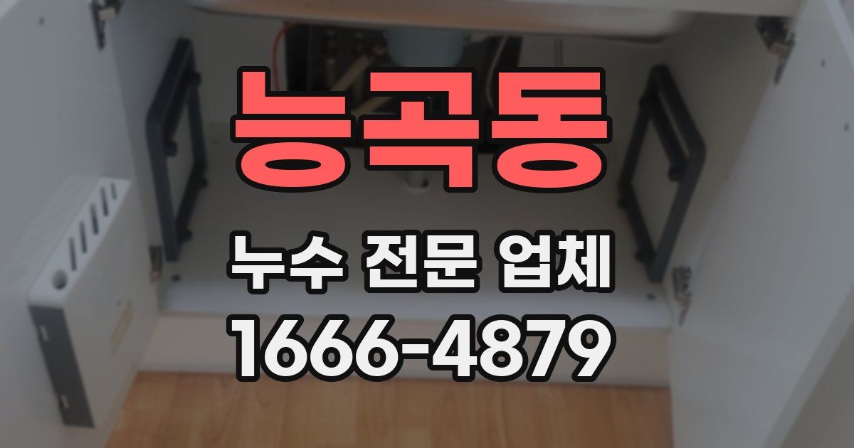 능곡동 누수 전문 업체