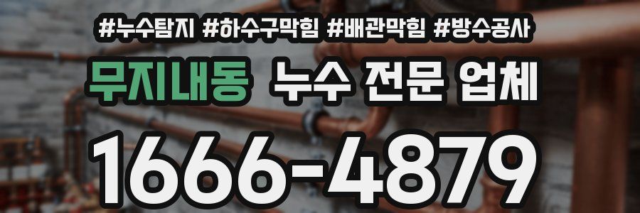 무지내동 누수 전문 업체