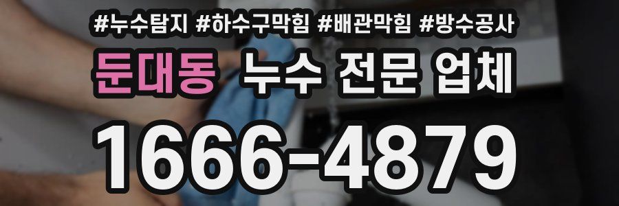 둔대동 누수 전문 업체
