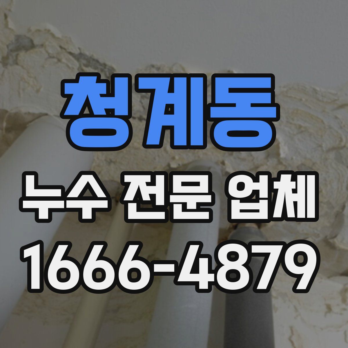 청계동 누수 전문 업체