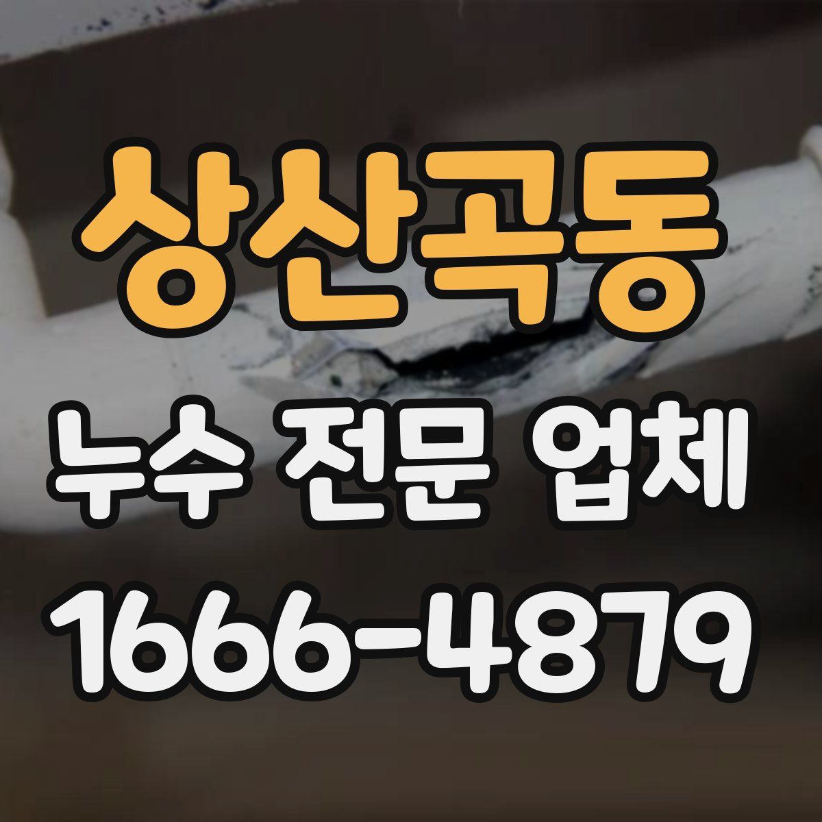 상산곡동 누수 전문 업체