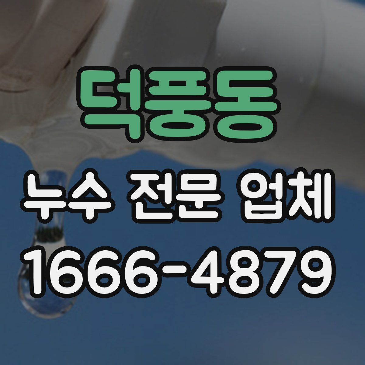 덕풍동 누수 전문 업체