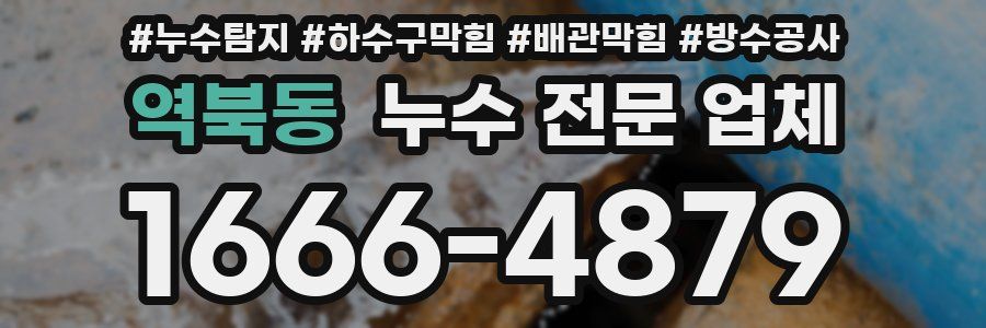 역북동 누수 전문 업체