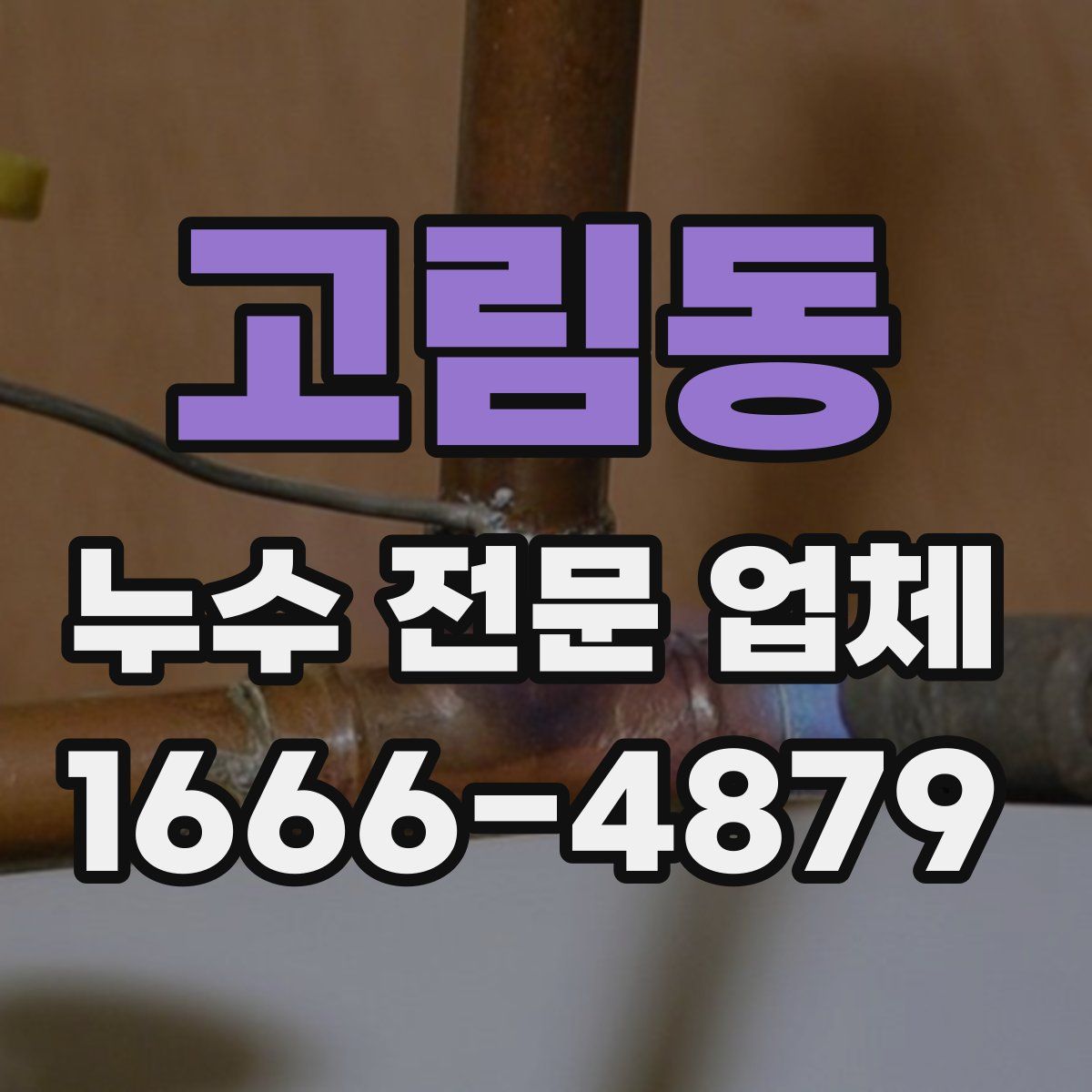 고림동 누수 전문 업체