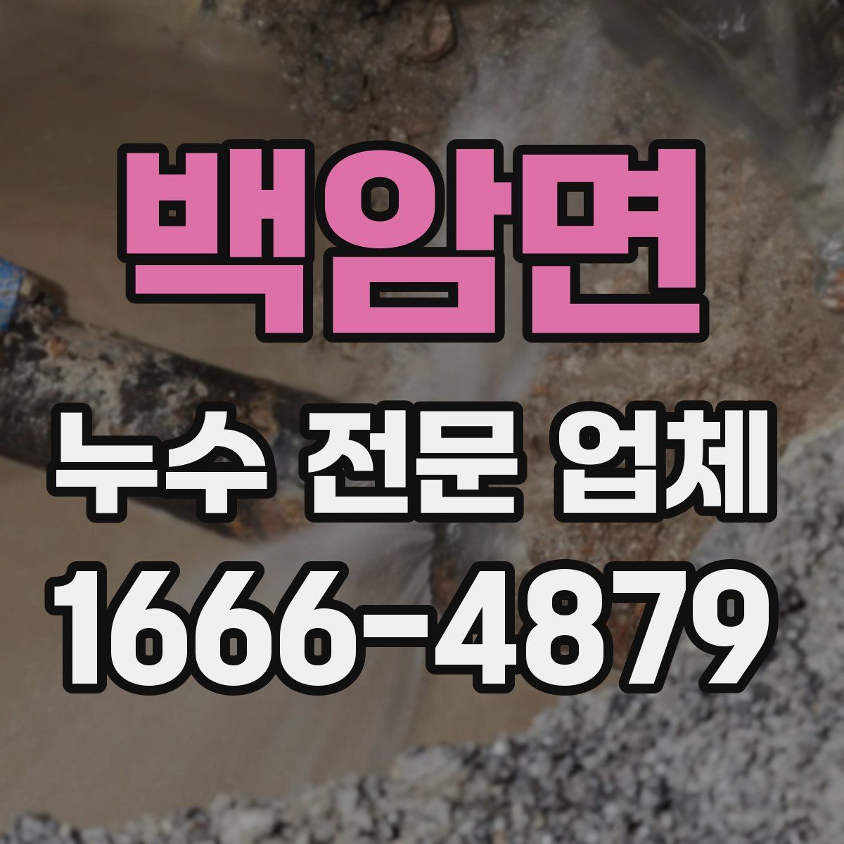 백암면 누수 전문 업체