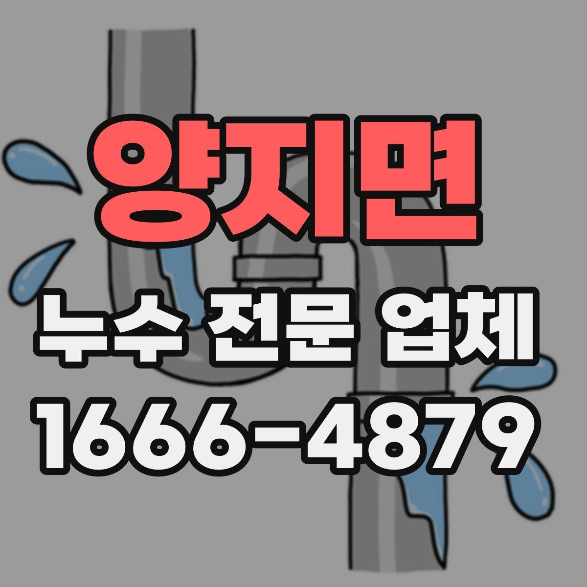 양지면 누수 전문 업체