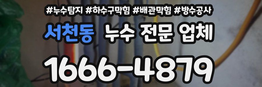 서천동 누수 전문 업체