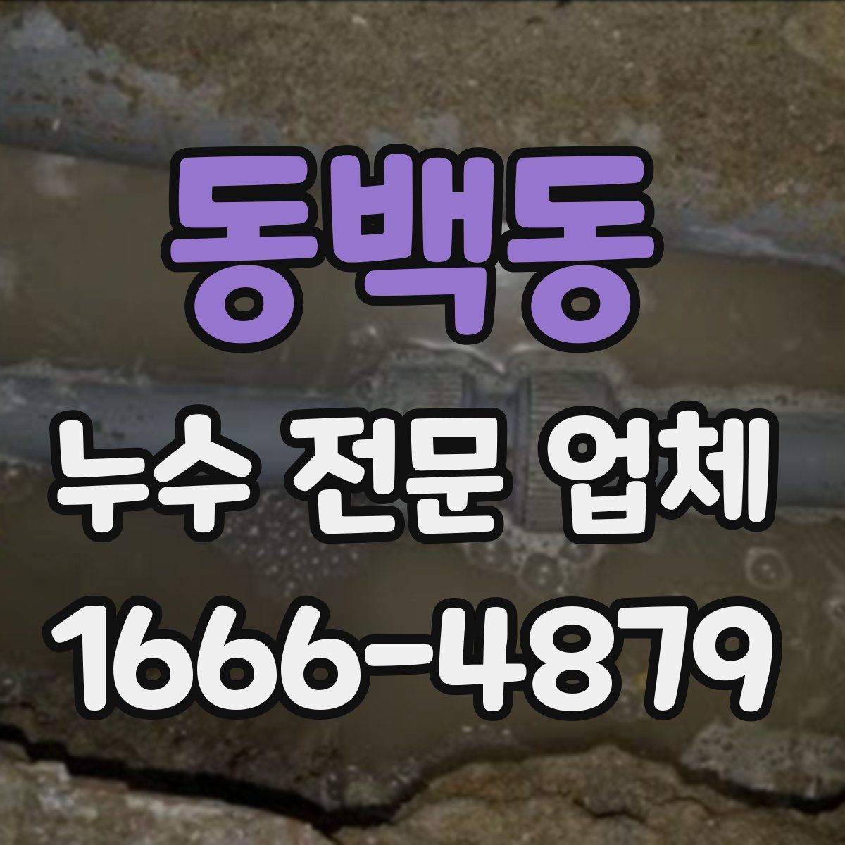 동백동 누수 전문 업체