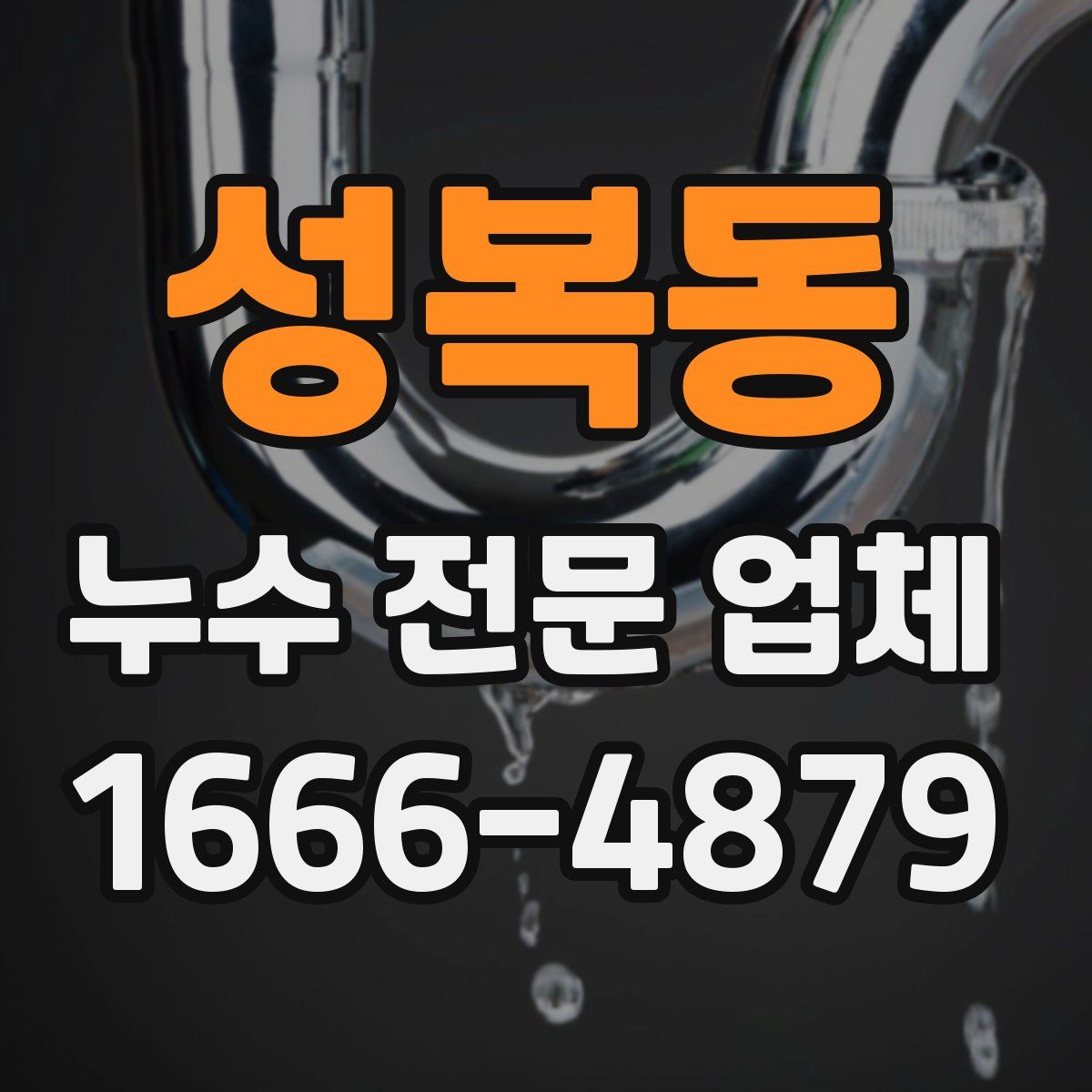 성복동 누수 전문 업체